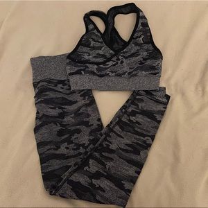 Gymshark camo dupe set